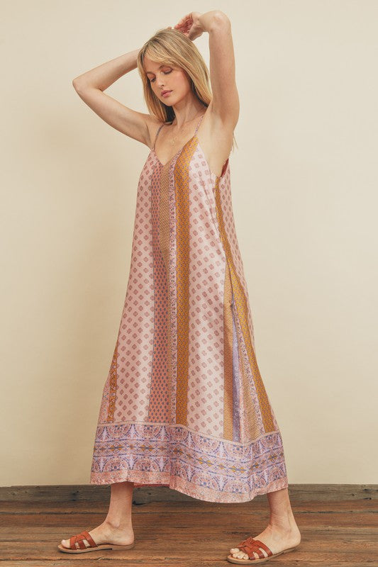 Presley Border Print Jumpsuit